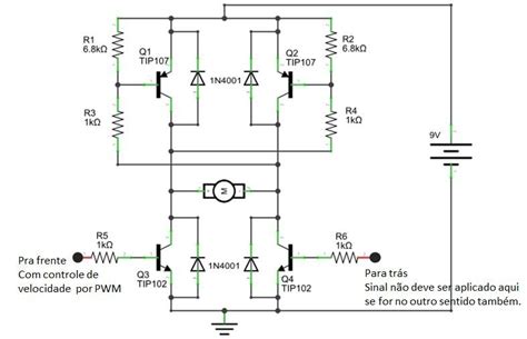 Circuito Ponte H Alimentacao Externa Arduino Projetos Arduino E Images