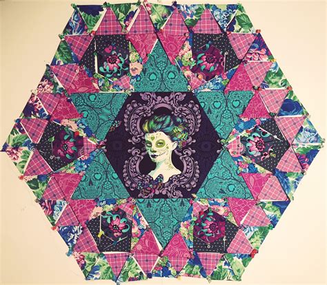 New Piece Design Inspired By New Hexagon Rquilting