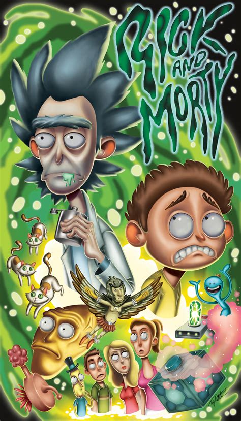 Rick and Morty poster by Torish-Art on DeviantArt