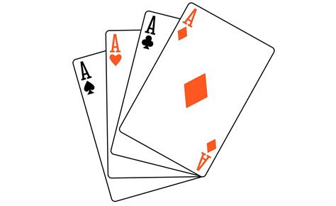 Four Aces Playing Cards Suits Isolated On White Background 20861779