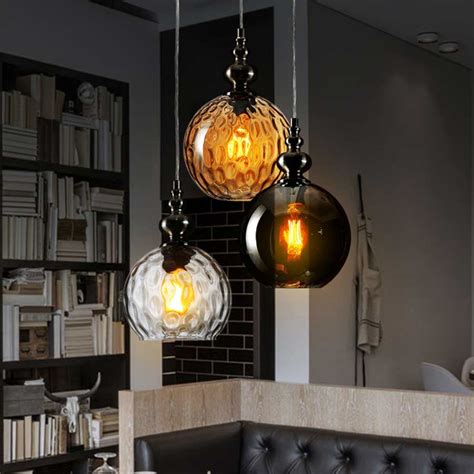 If you don't wish for a flat or domed ceiling light there are many glass ceiling lights pendant style that can be installed in your dining room area. Indiana Dimpled Smoked Glass Pendant Light Polished Chrome ...