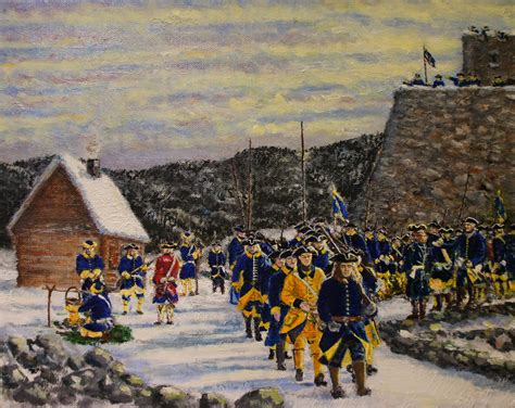 Swedish Infantry Marching At The Fortress Of Narva Great Northern War
