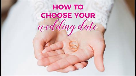 How To Choose Your Wedding Date Youtube