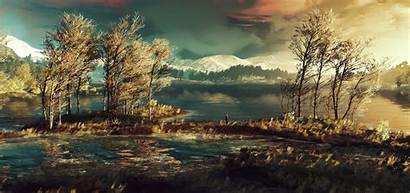 Witcher 4k Hunt Wild Landscape Wallpapers Background