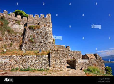 The Entrance Of The Castle Of Nafpaktos Lepanto Town Aitoloakarnania