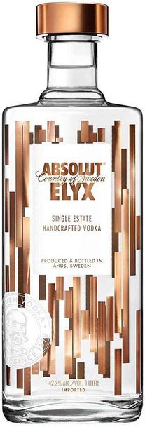Latest prices, comparison with similar spirits and cocktail recipes of various gin, whisky, rum and other alcohol brands. Buy Absolut Elyx Vodka 750ml at the best price - Paneco ...