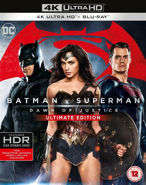 Batman V Superman Dawn Of Justice Ultimate Edition 4k Ultra Hd Blu Ray Free Shipping Over