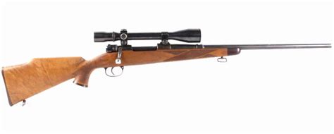 Lot Custom Mauserwinchester 220 Swift Rifle W Scope