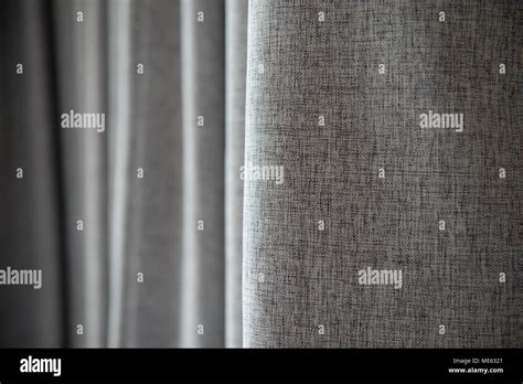 Gray Curtain Texture Stock Photo Alamy