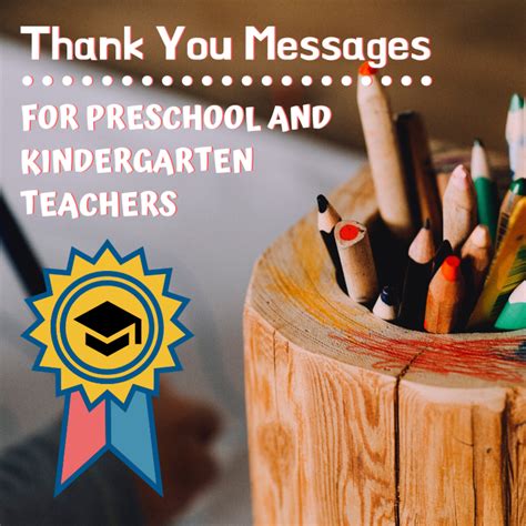 Sample Thank You Notes For Preschool Or Kindergarten Teachers Holidappy