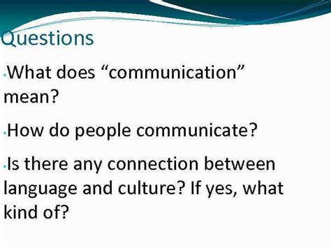 Abc S Of Effective Communication Questions What Does