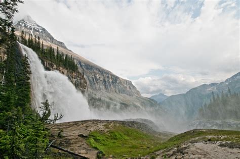 Emperor Falls In Mt Robson Provincial Park Stock Photo Download Image