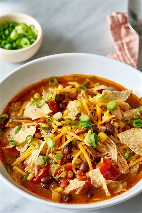 Recipe Easy One Pot Chicken Taco Soup Kitchn