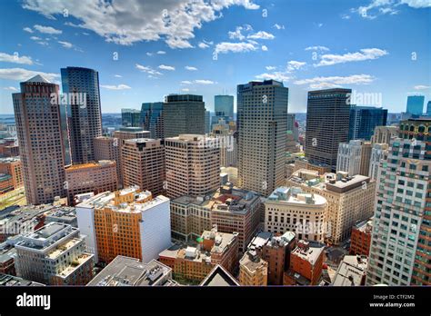 Buildings In Downtown Boston Massachusetts Stock Photo Alamy