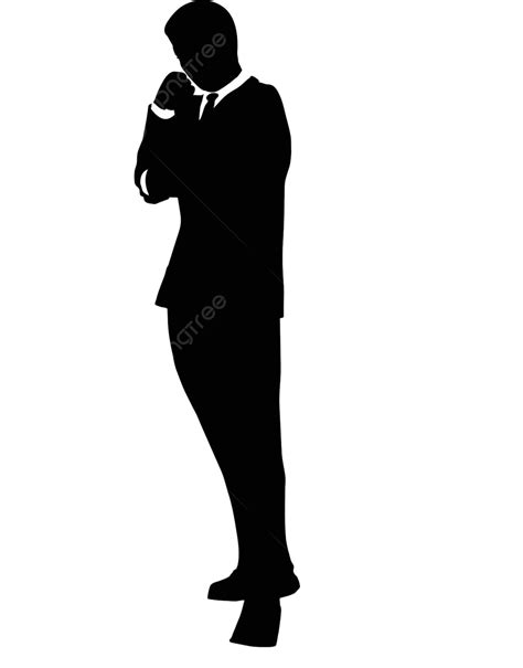 Business People Standing Silhouette Art Illustration Well Dressed