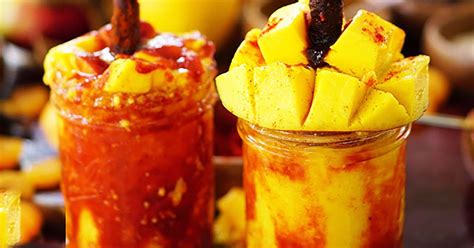 Mexican Candy Shot Recipe With Chamoy Mangonadas Spiced Frozen Mango