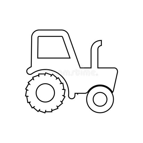 icono del tractor elemento del transporte para el concepto y el icono m