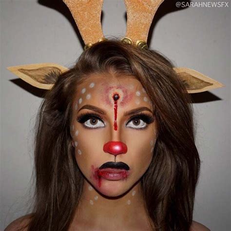 25 Deer Makeup Ideas For Halloween 2019 Stayglam Deer Halloween Makeup Deer Makeup Makeup