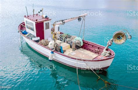 Fishing Boat On The Water Fishing Boat On The Ocean Small Fishing