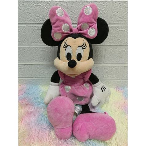 Minnie Mouse Pink Dress Bundle Plush Shopee Malaysia