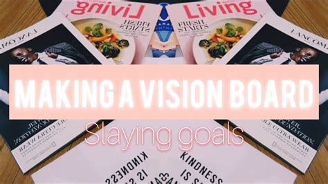 Making A Vision Board Girls Night Vlog Youtube