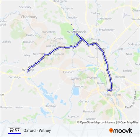 S7 Route Schedules Stops And Maps Oxford City Centre Updated