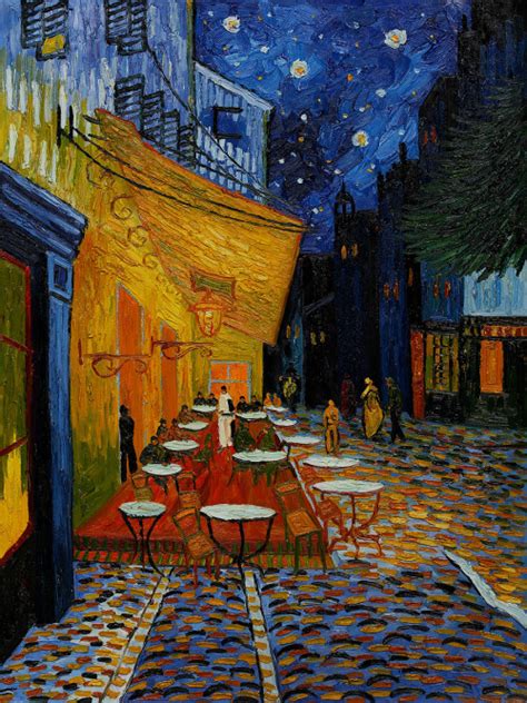 Vincent Van Gogh Terrasse De Cafe La Nuit Matthew S Island