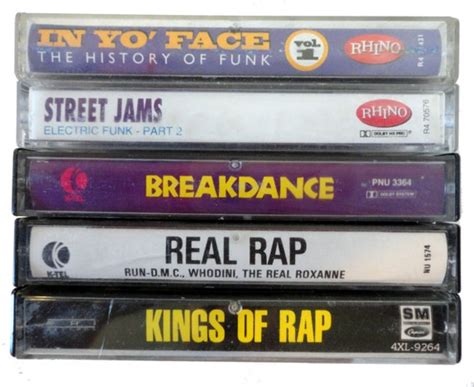 old school hip hop rap cassette tape lot vintage music