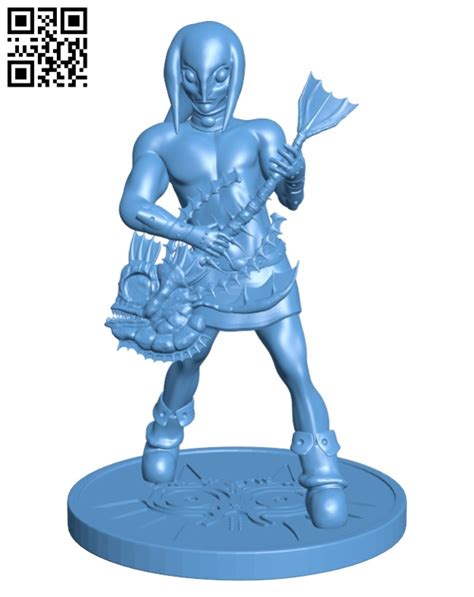 majoras mask zora link h001361 file stl free download 3d model for cnc and 3d printer