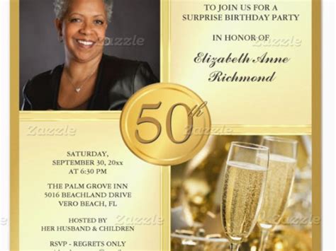 Womans 50th Birthday Invitations 45 50th Birthday Invitation Templates