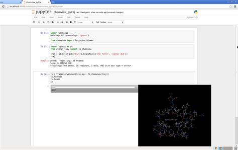 And follow the instructions provided. Use Jupyter notebook remotely — pytraj 2.0.2.dev0 ...