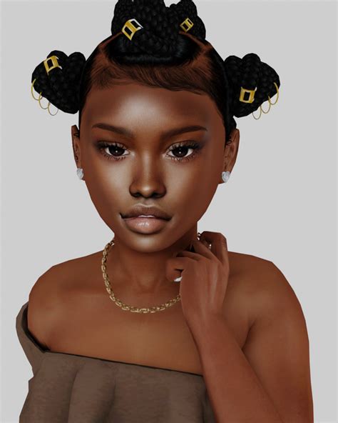 Nadine Claikim Sim On Patreon Sims Hair Sims 4 Black Hair Sims