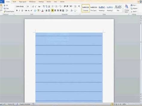 Jan 16, 2020 · the line takes up the entire width of the page. How to Create Ruled Lines in MS Word-Part 1 - YouTube