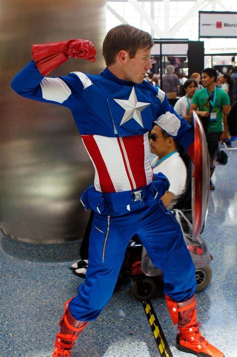 The force of strength, agility and stamina, captain america has always been one of the. Awesome Captain America cosplay. However, the man in the ...