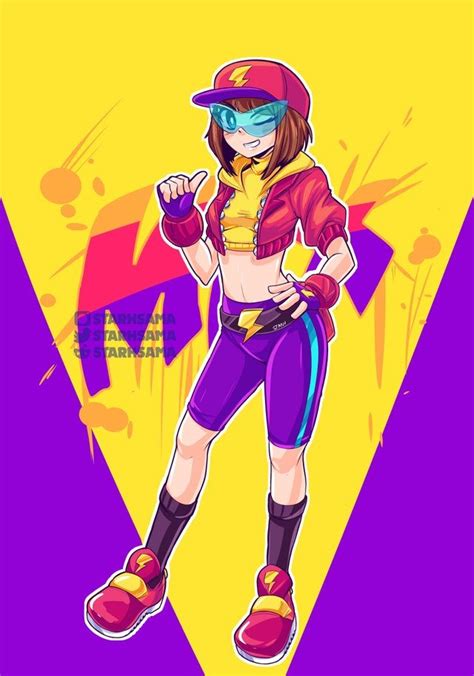 But still, the main feature of this brawler is its high speed of movement. Streetwear Max / just her full version - Brawlstars in ...
