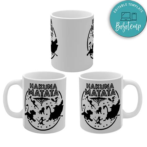 Lion King Hakuna Matata Mug Bobotemp