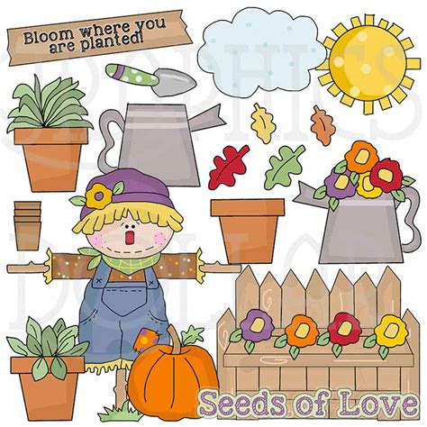 Plant Seeds Of Love Clip Art Graphics Dollar