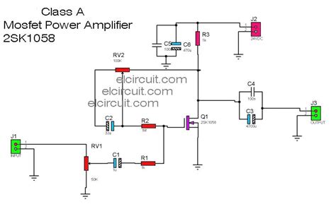 Power Amplifier Circuit Using Mosfet