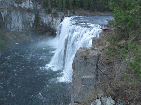 Mesa Falls Idaho Upper Falls Lower Falls Scenic Byway And Trail