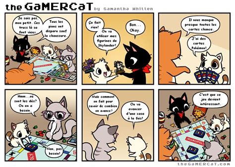 Partie Improvisée The Gamercat Fr Webcomicsfr Gamer Cat Cute