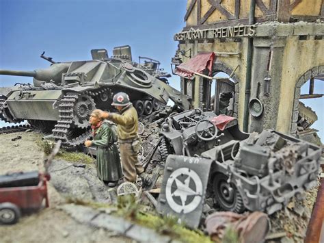 135 Scale After The Battle 1997 Military Diorama German Tanks