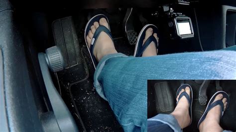 Pedal Pumping 54 Driving Vw Up With Crocs Bayaband Flip Youtube
