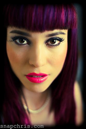 Purple Haired Sexy Girl Chris Willis Flickr