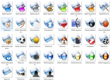 Apple Osx Hd Folder Icon Collection Yl Computing