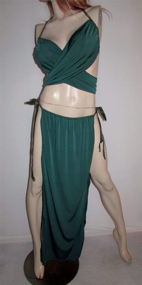 Gorean Slave Role Play Costume Forest Green All Year For Your