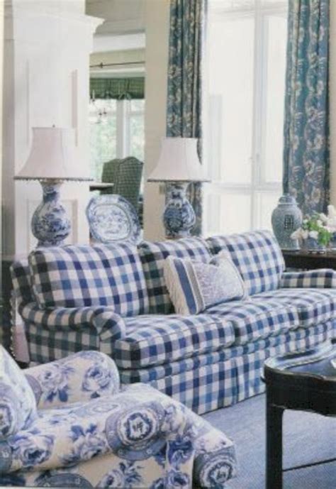 Add Charm To Your Living Room With French Country Blue Ideas