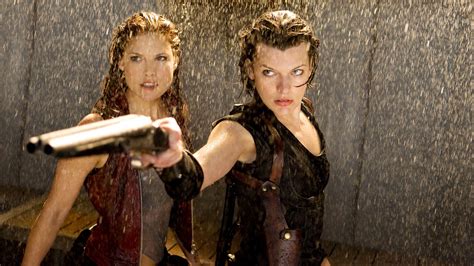 Afterlife Wallpaper Women Movies Rain Actress Resident Evil