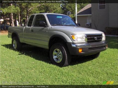 2000 Toyota Tacoma V6 Trd Extended Cab 4x4 In Lunar Mist Metallic Photo