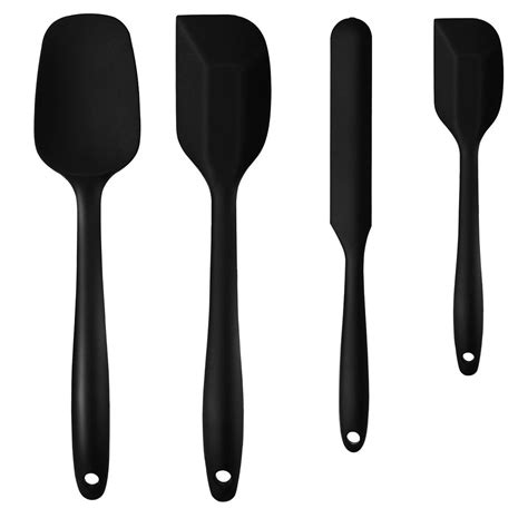 Silicone Spatula 4 Piece Set High Heat Resistance With Strong