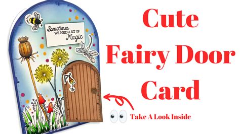 Often the resident does not understand they have a right to refuse entry. Cute Fairy Door Card! - Mixed Up Craft